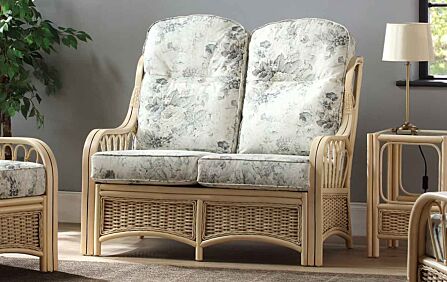 Desser Vale Cane Rattan Wicker 2 Seater Sofa JB Furniture