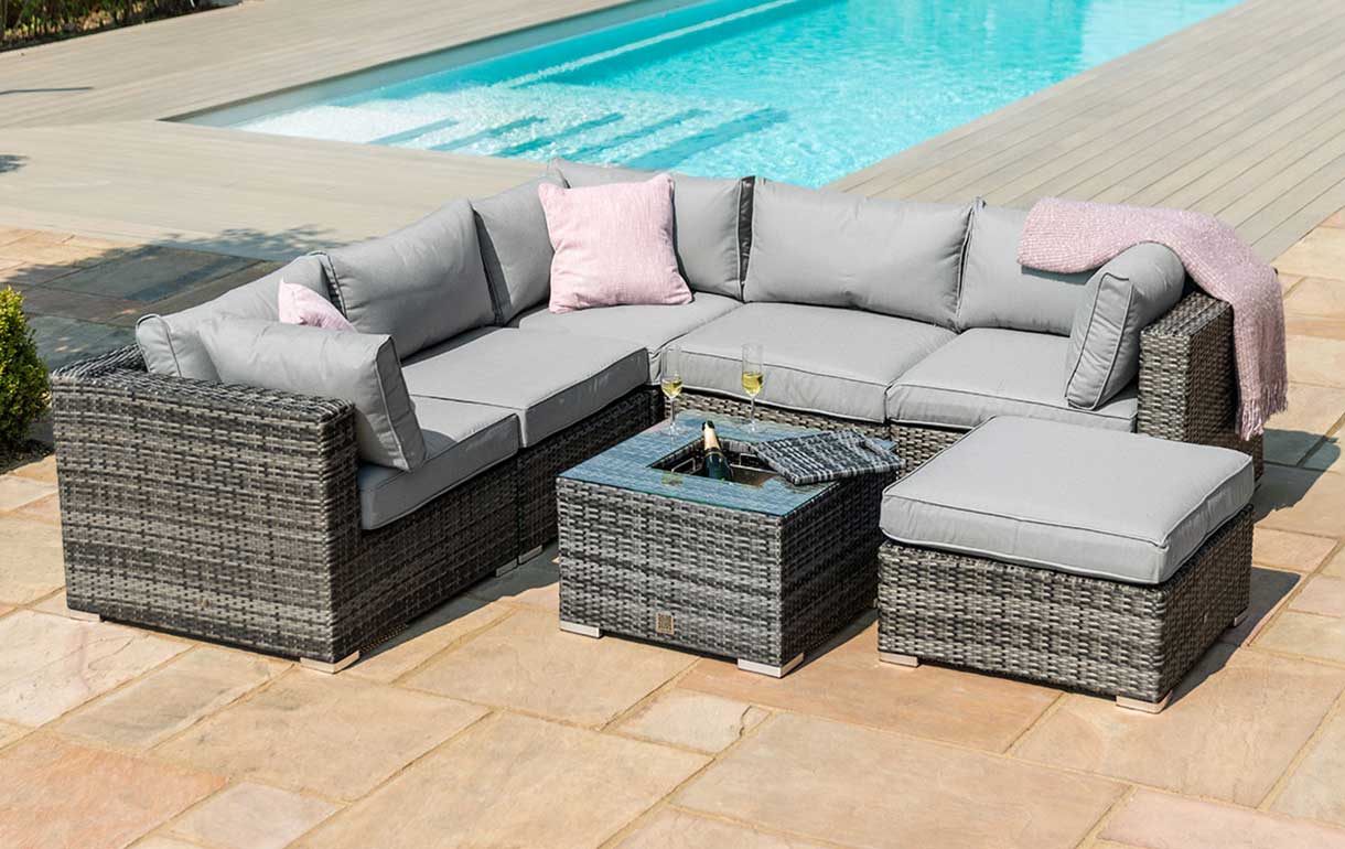 Maze rattan kingston online sofa set