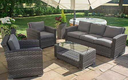 Maze Rattan Victoria Garden Sofa Set -Large | JB Furniture